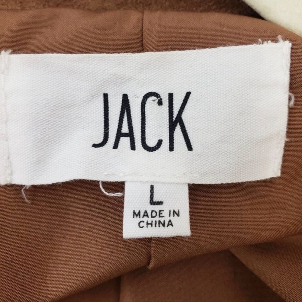JACK by BB Dakota Faux Suede Moto Jacket Size Large - Picture 3 of 5